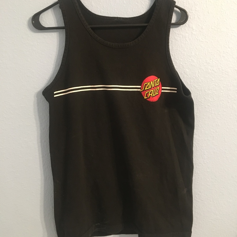 Santa Cruz Tank Top Black