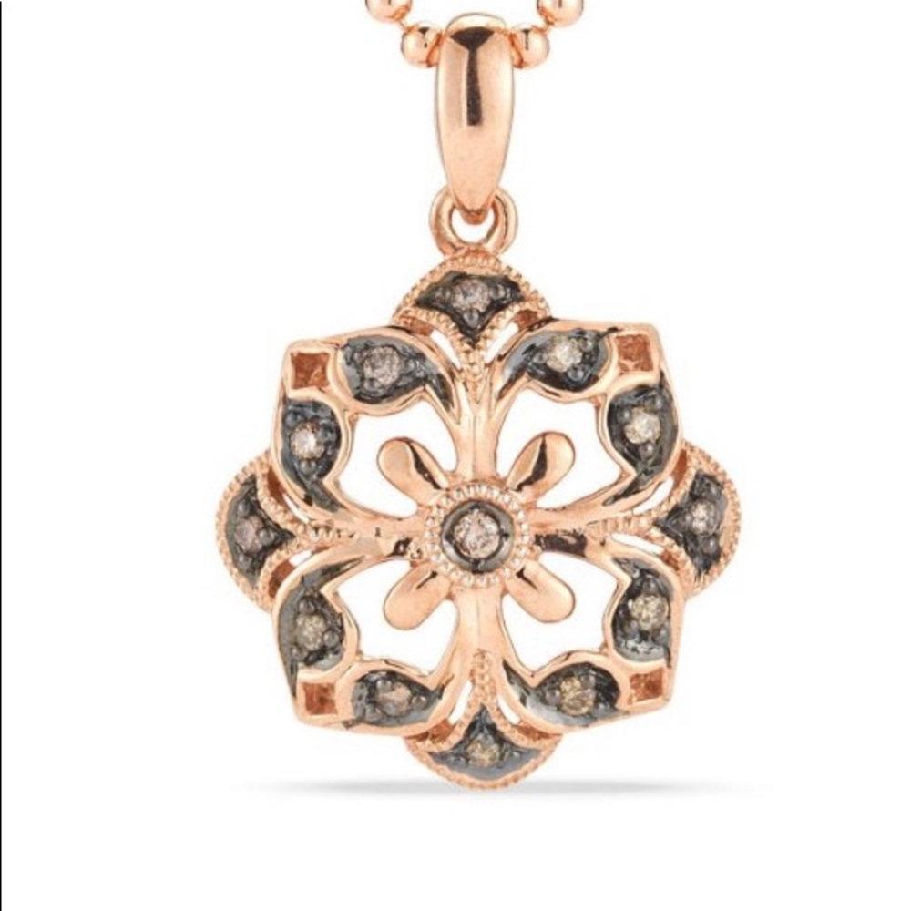 Stefani bruni coco diamond necklace new!