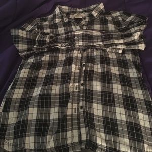 Really cute Converse plaid long button down.