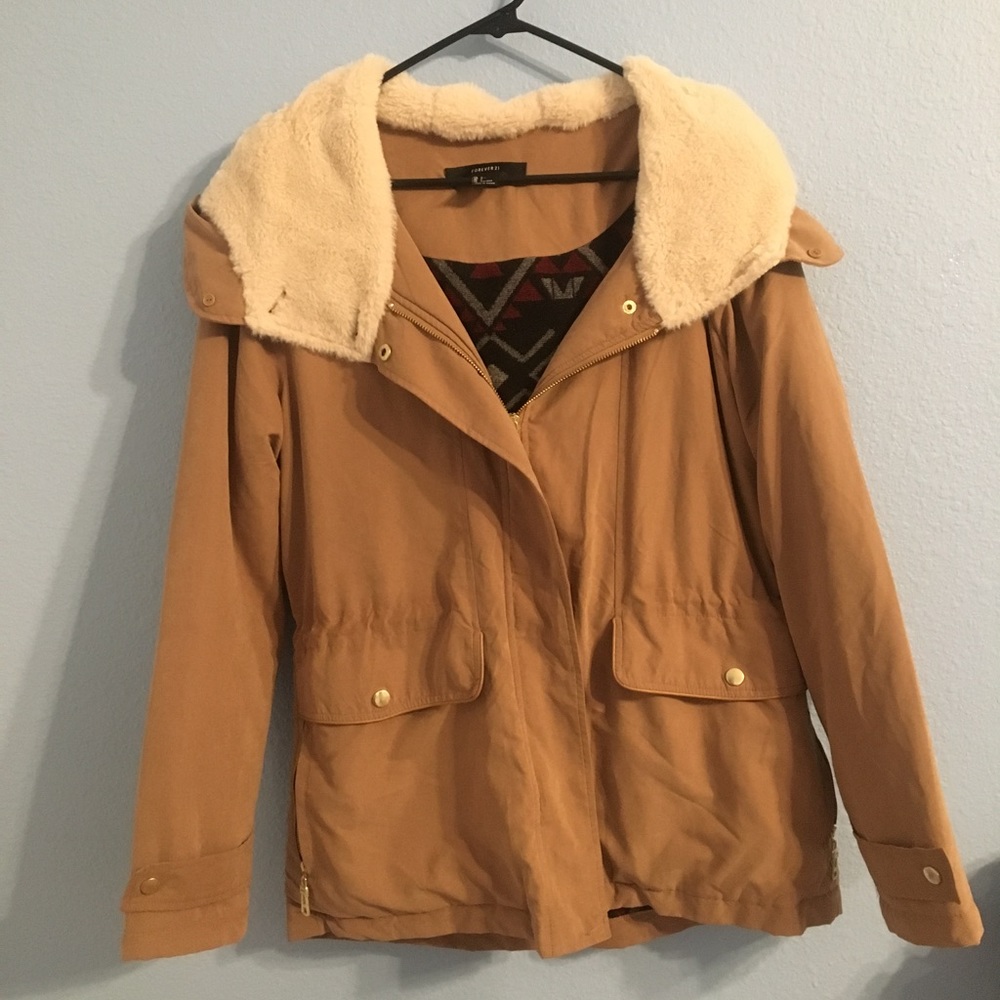 Fluffy Winter Coat Forever21