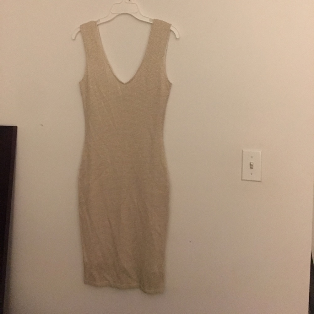 Gold glitter dress new
