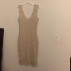 Gold glitter dress new