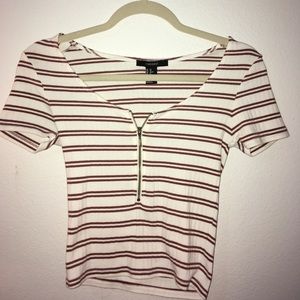 Forever 21 Women - Cropped Shirt