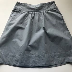 JCrew grey A-line skirt