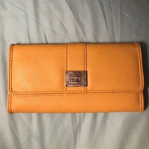Mustard yellow wallet
