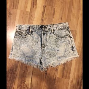High waisted shorts
