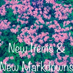 New Items & New Markdowns