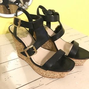 Vince Camuto Black Wedges