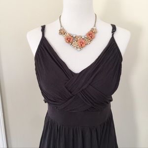 New York & Company Grey Maxi Dress