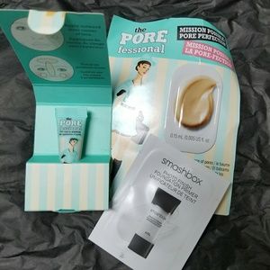 2 Benefit Pore Professional Samples and 1 Smashbox