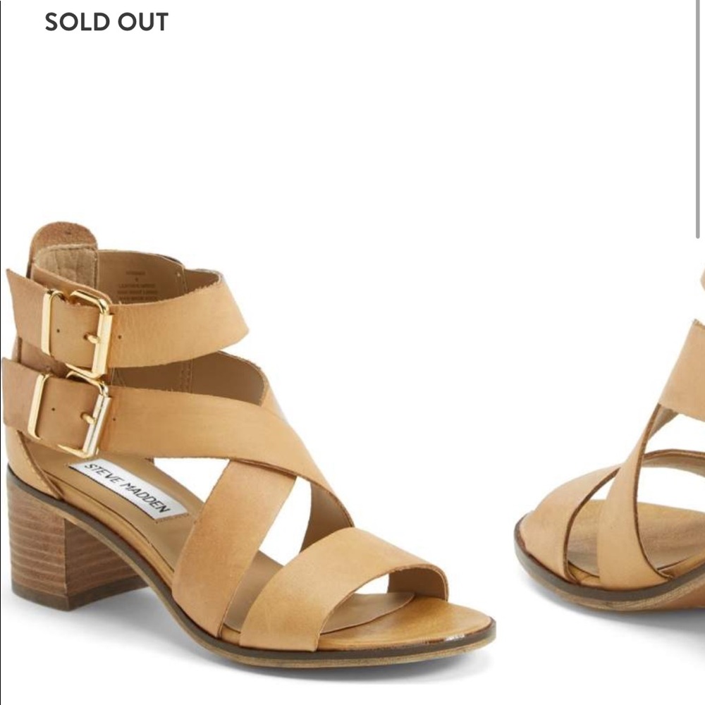 Steve Madden Rosana Tan Sandals size 7