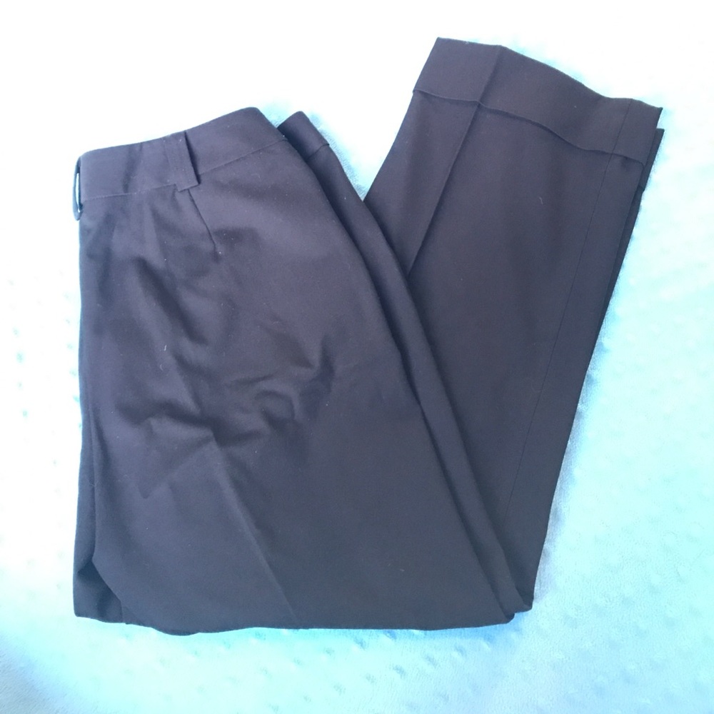 Klein black office or  dress pant Capri cuffed