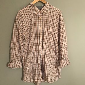 Tommy Hilfiger Men's XL Dress Shirt Pink & Blue