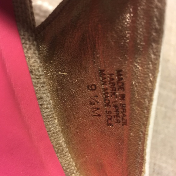 lilly pulitzer wedges slingback canvas - Picture 5 of 7