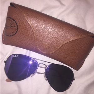 Ray Ban Purple Aviators