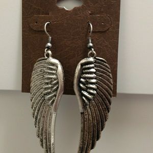 Angel wings earrings