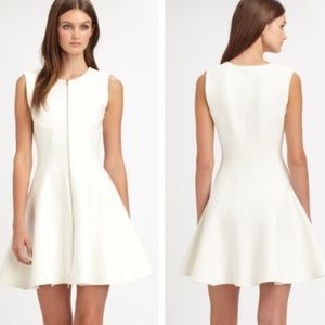 *MAKE OFFER* Theory white fit and flare dress