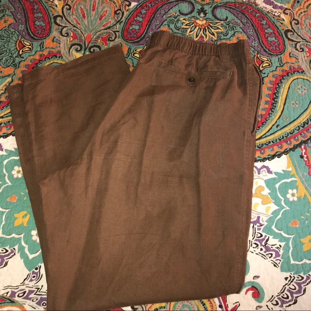 Carribean Men's Linen Pants. Size 40 x 32