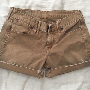 Madewell Denim Short in Dark Khaki