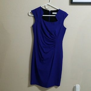 Calvin Klein Blue purple dress