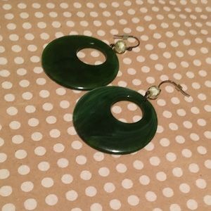 Hunter Green Earrings