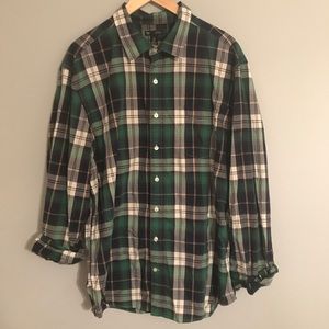 Gap Men's Dress Shirt XL Green/Blue