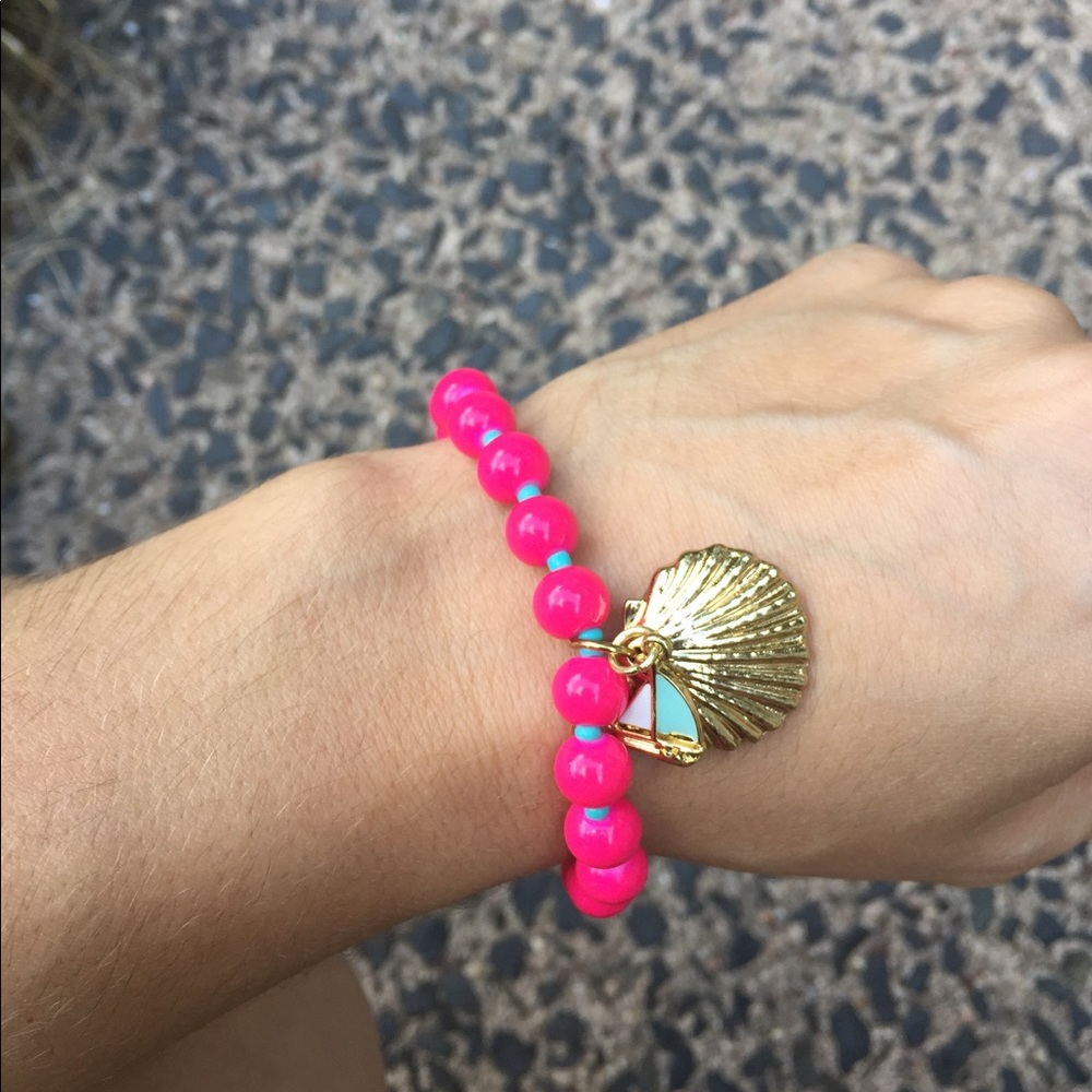 Lilly pulitzer inspired bracelet