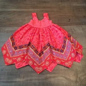 12month boho inspired Infant girls  dress