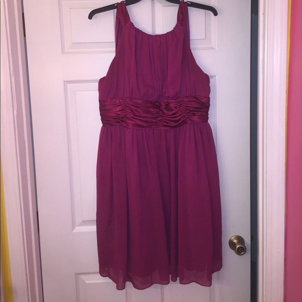 Beautiful amaranth dress!