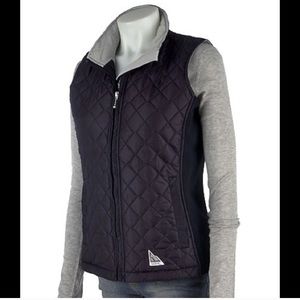 SERAC brown quilted vest