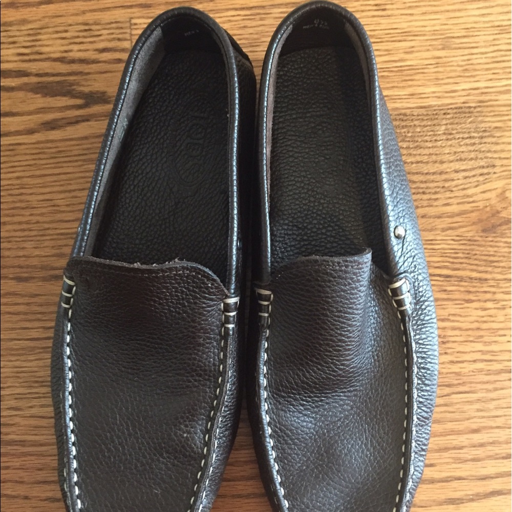 Tod's Men's Brown Gommino Driving Shoes