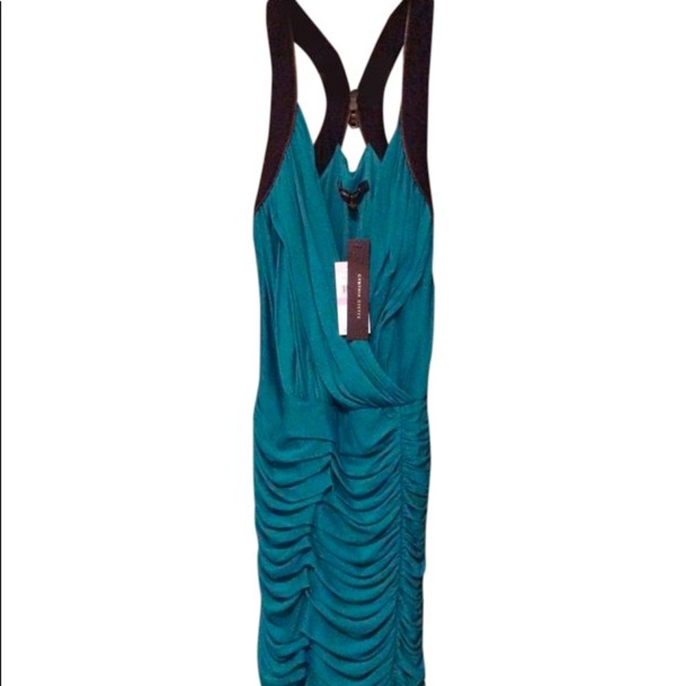 Cynthia Steffe turquoise mini dress NWT