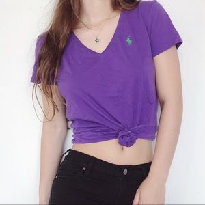 Purple Polo Tee