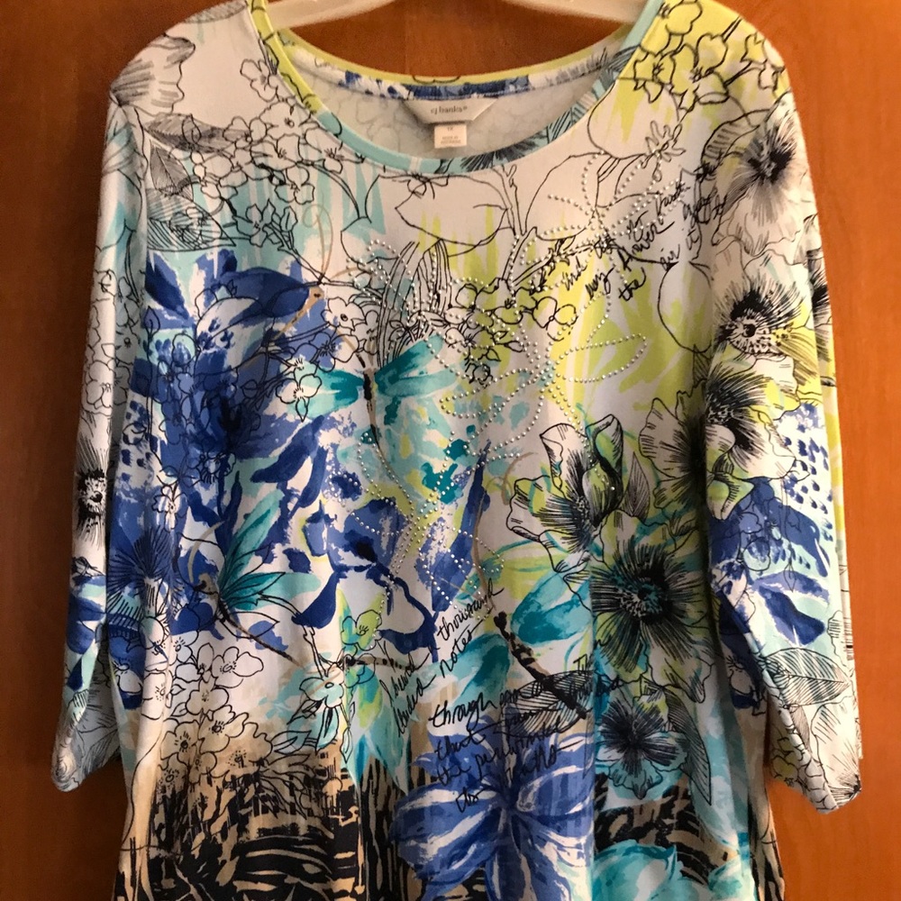 ✨New price✨ CJ Banks colorful top