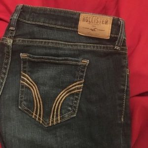 Hollister dark wash skinny jeans