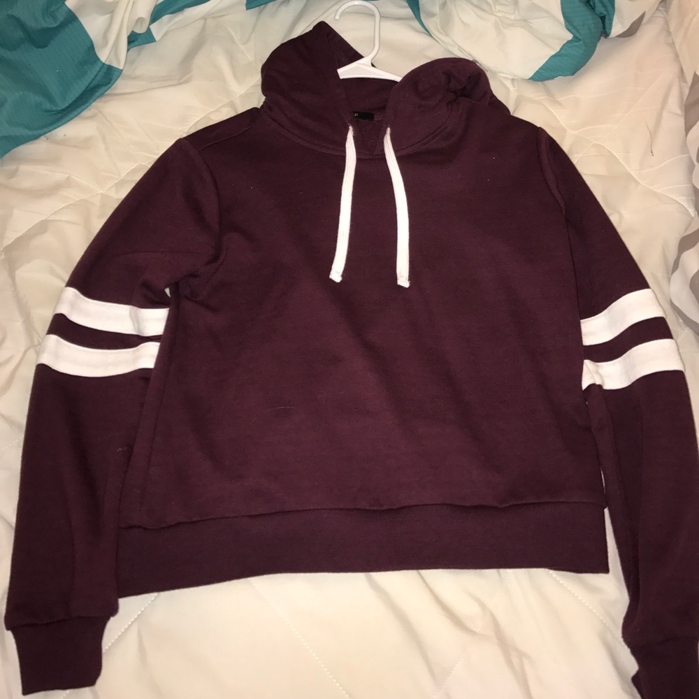 Forever 21 crop hoodie