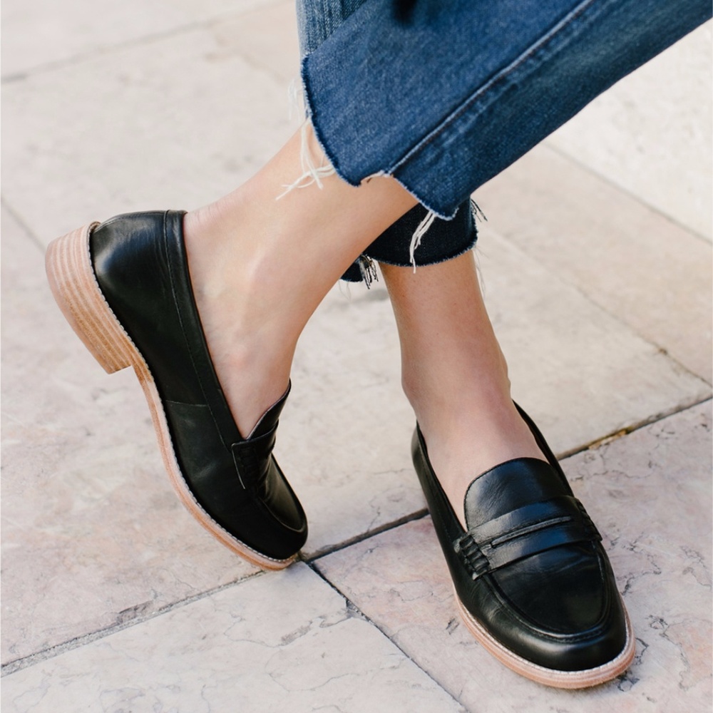 Madewell Elinor Leather Loafers