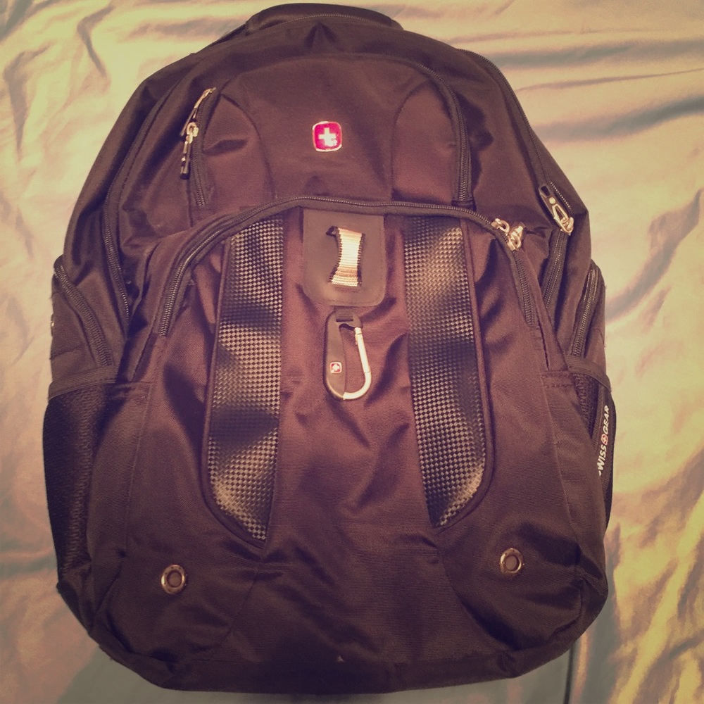 Used Swiss Gear Black Backpack