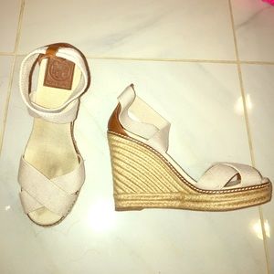 authentic Tory butch espadrille wedge