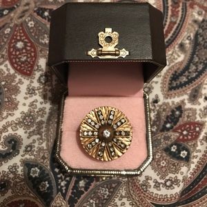 Juicy Couture Deco BLK & GLD Ring