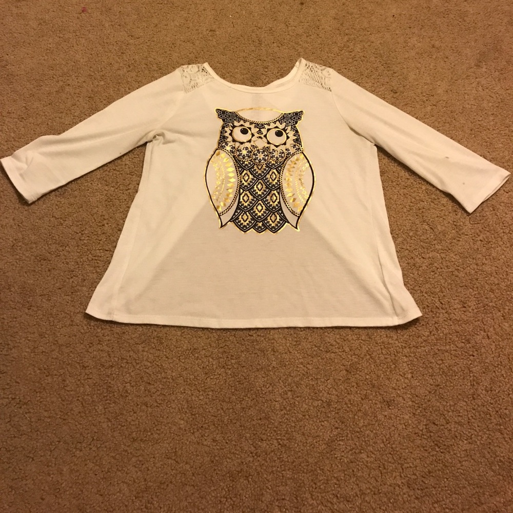 Formal owl shirt