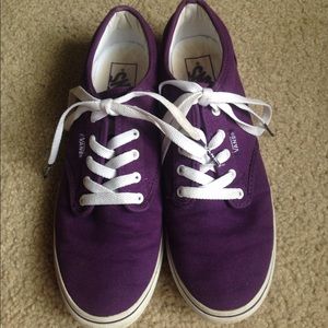 Women's Purple Vans Size 7