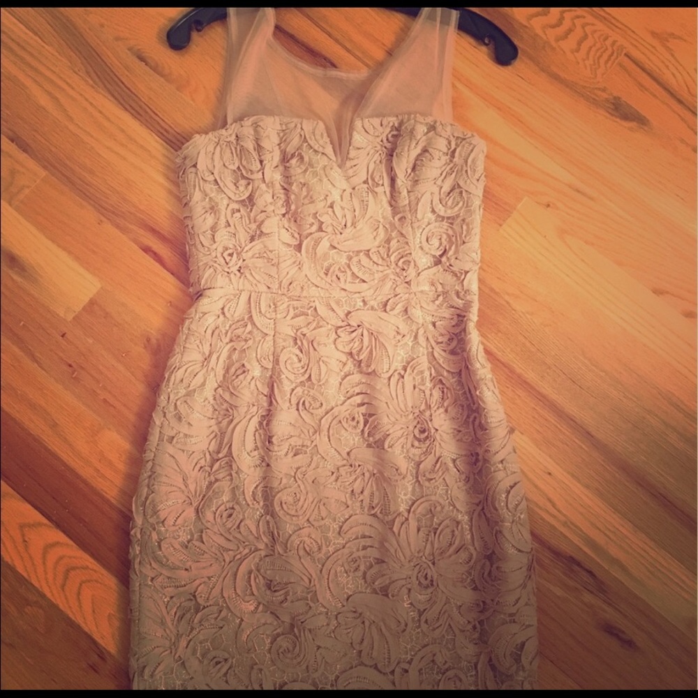 BCBG Abigail Embroidered Cocktail Dress - Picture 3 of 5