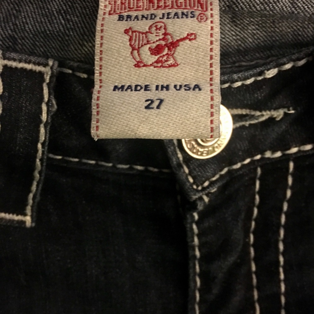 True religion jeans.  Dark blue size 27