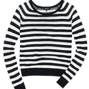 Babaton - Delano Sweater - Black/White Striped