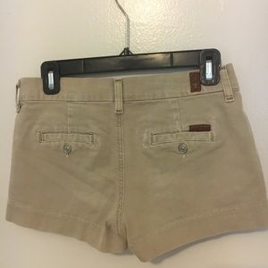 7 For All Mankind khaki shorts