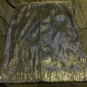 Sequin pencil skirt