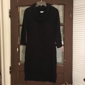 Cowl Neck Sweater Dress