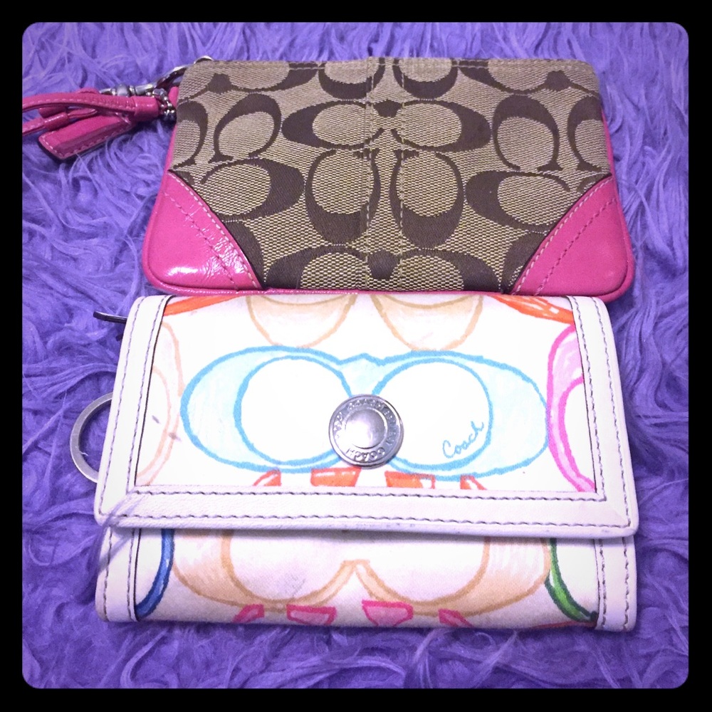 2 Coach wallets