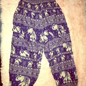 Tribal Elephant Harem Trousers